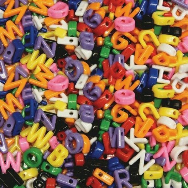 Pacon Alphabet Beads, Capital Letters, 28 Assorted PAC3253